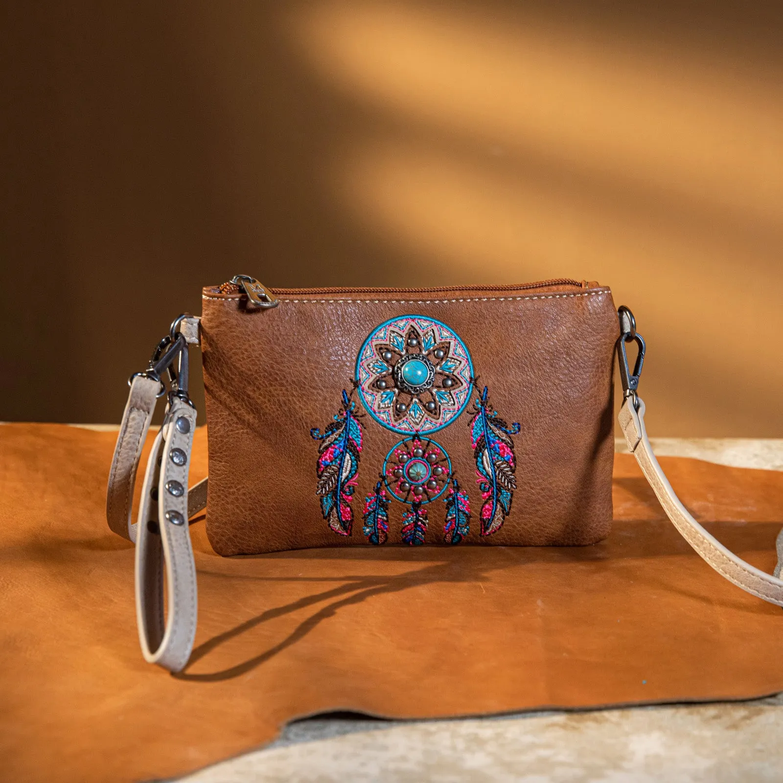 MW1241-181 Montana West Dream Catcher Collection Clutch/Crossbody